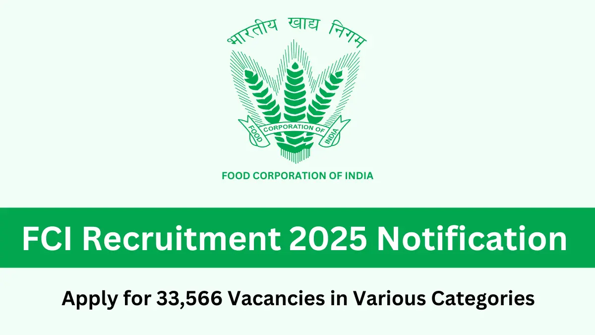 FCI Recruitment 2025