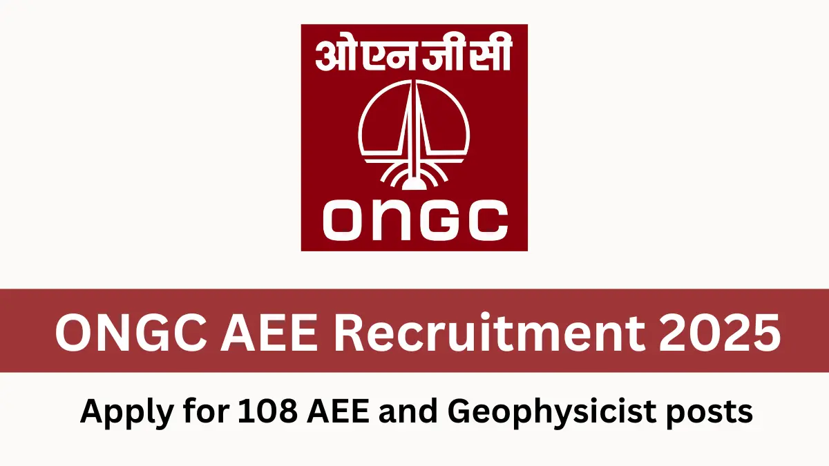 ONGC AEE Recruitment 2025