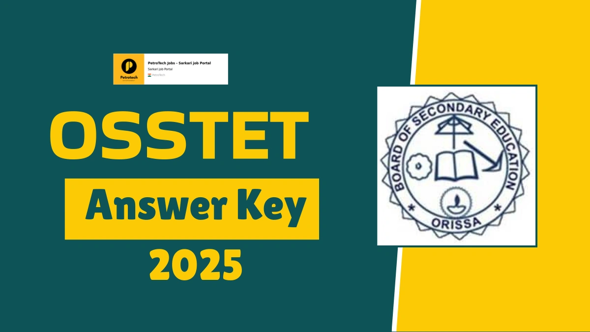 OSSTET Answer Key 2025