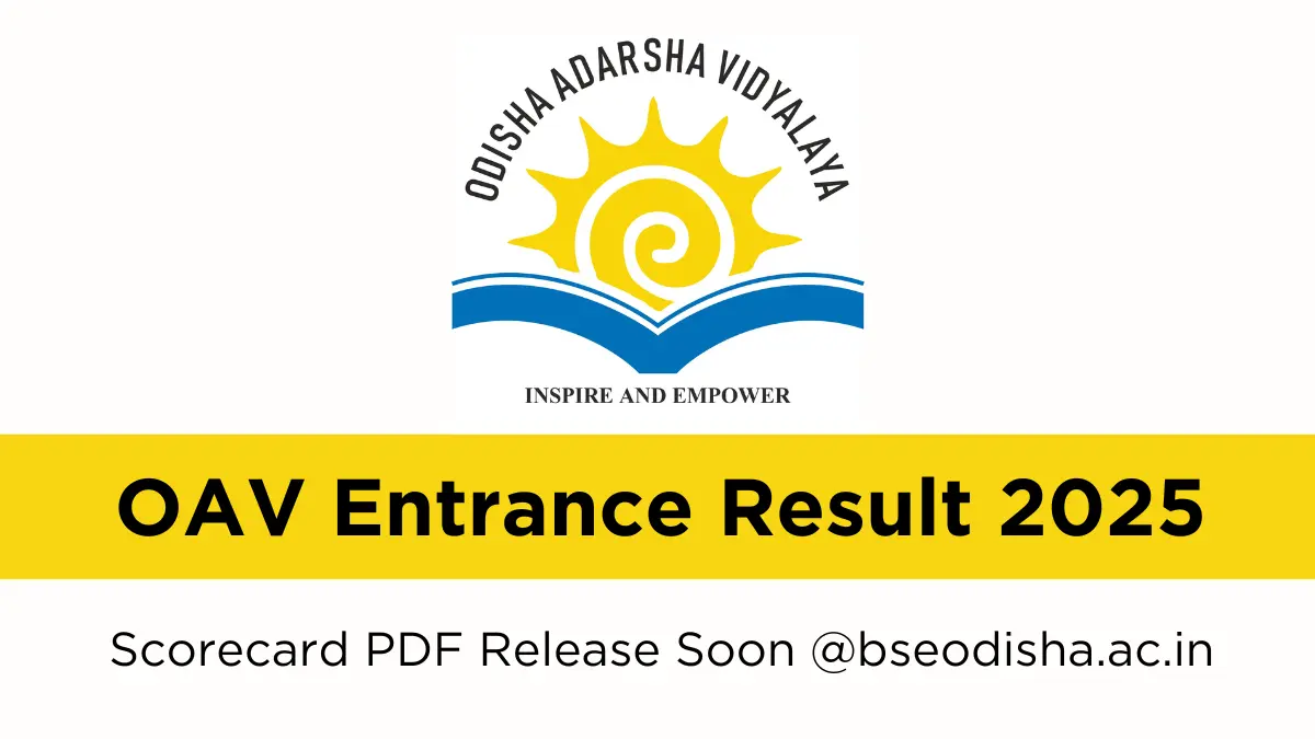 OAV Entrance Result 2025